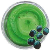 028632551240 - PowerBait med glimmer - SPRING GREEN med fish pellets