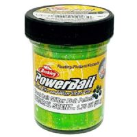 028632551264 - PowerBait med glimmer - FLUORESCENT GREEN YELLOW med fish pellets