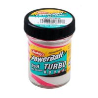 028632135549 - PowerBait med glimmer - BUBBLEGUM (lyserød / hvid) - GLOW 42% stærkere
Billedet nr.2 er taget med UV-lygte.