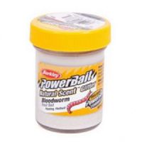 028632533765 - PowerBait med glimmer - WHITE med blodorm