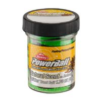 028632927182 - PowerBait med glimmer - BLACK / SPRING GREEN TWIST med anis / lakrids
