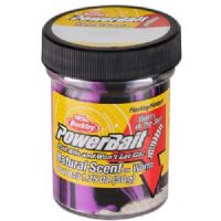 028632927274 - PowerBait uden glimmer - TEQUILA SUNRISE (lilla / sort) med orm