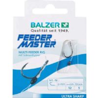 4005652001951 - Multi Feeder Rig - Linestopper - Krog: #8 - Line: 0,28mm - 12cm - 5 stk. pr. pakke - 145060008