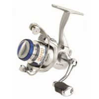 4005652103020 - Alegra Mini 515 fiskehjul - Hjulstørrelse515 - Gear:5.1:1 - Lejer:4+1 - Vægt:175g. - 001 0120 515<br>Ideal for ultra light spin fishing, light float fishing and for ice fishing. 

Features: 
4 precision ball bearings plus 1 needle bearing, Quick-Stop-System (Q.S.S.) for stopping rotor instantaneously, Anti-Swing System (A.S.S.), prevents inadvertent vibrations, Finely adjustable front drag (S.D.S) with extra large brake discs, CNC mill-cut aluminium power crank, Anti-twist line roller, Aluminium spool, plus aluminium spare spool., Optional left or right-handed operation