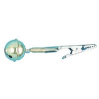 4005652111650 - Metal klokke holder for stangspids med klemme og klokke - Længde:9cm. - 001 1980 002<br>With pointed clamp, length 9cm.