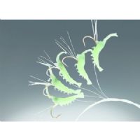 4005652196770 - Edition Sea, sildeforfang, mini reje - Længde:130cm. - Farve:Gr&oslash;n - 001 4792 050<br>Edition Sea Herring Mini Shrimp Rig fluo 0.45/0.45mm 130cm 5x