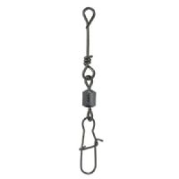 4005652199245 - No-Knot swivel med snap h&aelig;gte - Brudstyrke:12kg. - 001 4216 006<br>Flexible no-knot connector. The carabiner has an extra-expansive arc.