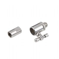 4005652802510 - Edition Carp, rustfri st&aring;l quick release adapter s&aelig;t - 001 6300 001<br>Very robust stainless-steel quick-release adapter for bite indicator on the bank stick or the buzzer bar.