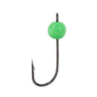 4005652819303 - Trout Collector, krog med tungstenshoved - Vægt:1.3g. - Farve:Gr&oslash;n - 001 6062 130<br>Very sharp hooks with extra large eye and wide bend. Due to the extra large diameter of the eye, the hook can move freely even when using a snap. The extra large bend stands out in good distance to the bait and ensures a top rate of hooked fish.