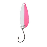 4005652821603 - Pro Staff Series Swindler Spoon - 30mm. - Vægt:2.3g. - Farve:Hvid/pink, UV - 001 6067 208<br>With a tumbling run for more passive trouts. Can be guided extremely slow. Top in the cold season.