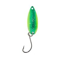 4005652821641 - Pro Staff Series Swindler Spoon - 30mm. - Vægt:2.3g. - Farve:Orange/gul glimmer, UV - 001 6067 212<br>With a tumbling run for more passive trouts. Can be guided extremely slow. Top in the cold season.