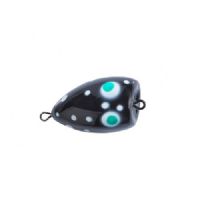 4005652826578 - Popper "Splash” - 22mm. - Vægt:1.6g. - Farve:Sort, UV - 001 6080 101<br>The „Splash“ is perfect for fishing in summer when the fishes are more passive. The Popper is tied to a leader and the hook is baited with natural baits or our Trout Collectors. The popper is twitched over the surface and this creates popping noises and imitates food which is falling in the water and attracts trouts. Can also be used as a pilot float.