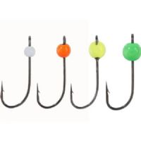 4005652831411 - Trout Collector, kroge med tungstenshoved, mix - Farve:Mix - 001 6079 100<br>Ideal for beginners. All four weights in one set. Size 8 is the perfect fit for our 5cm Trout Collectors and size 6 for the 7cm models. For easy orientation, the colours indicate the respective weight. white 0.21g, orange 0.45g, yellow 0.73g, green 1.30g.