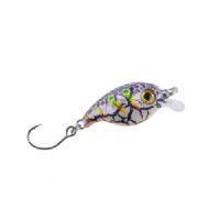 4005652835181 - Trout Attack Thunder wobbler - 30mm. - Vægt:2g. - Farve:Farve B - 001 6093 002<br>Floating trout crank hard bait with cool UV-active colours that bring in the strikes. With rattles in its body. The hook tip has been sharpened chemically.