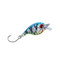 4005652835211 - Trout Attack Thunder wobbler - 30mm. - Vægt:2g. - Farve:Farve E - 001 6093 005<br>Floating trout crank hard bait with cool UV-active colours that bring in the strikes. With rattles in its body. The hook tip has been sharpened chemically.