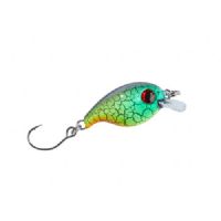 4005652835242 - Trout Attack Thunder wobbler - 30mm. - Vægt:2g. - Farve:Farve H - 001 6093 008<br>Floating trout crank hard bait with cool UV-active colours that bring in the strikes. With rattles in its body. The hook tip has been sharpened chemically.