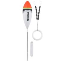 4005652839196 - Trout Attack, E. Slim Jim fl&aring;d med glaslod og gummistoppere - Vægt:2g. - 001 6090 402<br>First-class float sets consisting of high-quality trout floats with small bodies, matching glass weights, triple swivels and line stoppers.