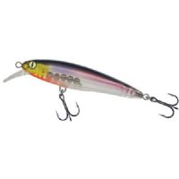 4005652852478 - Shirasu Twitch Bait SR wobler - 45mm. - Vægt:3g. - Farve:Clear Purple, UV - arbejdsdybde50cm - Baittype:Twitch Bait - 001 3349 007<br>Absolute top-class hardbait: Developed by our Shirasu Pro Staff team, produced in the EU! The hardbait features the highest quality workmanship and technical sophistication, including TSS (Twin Top Water System) or Cast & Balance systems. The true value of a high-quality hardbait, however, only becomes apparent when you look at its performance, which ultimately decides whether it is a success or a failure. Each type of hardbait in the Shirasu series has its own individual features, precisely matched to the type of guide and the expected target fish. The Twitch hardbait, for example, swings out sideways (Walk the Dog), the Asp hardbait vibrates at a high frequency and the Deep Diver is aggressive. Our Pro Staffers have spent countless
hours and tests on the water optimising these features. Each individual hardbait is put through a test basin at the manufacturer’s before delivery. This means that you can be 100% sure that only perfectly running hardbaits leave the production.
All plugs are lead-free and fitted with steel balls. Caution: extremely sharp trebles! 

The Shirasu Twitch Bait is available as a shallow and deep runner in 3 sizes. The hardbait is suspending, which means it floats in the water during reeling
stops. It can be simply lined or it can be twitched, the latter being its primary use. Twitching means reeling it in with light rod strokes and short stops in
between. When struck, it alternately breaks to the right and left side (Walk the Dog). During the stops, it hovers in the water, and this is often when
the attack takes place.

The flat runners of 6.5cm and 8.5cm are equipped with our Cast&Balance system. When cast, the steel balls travel into the rear chamber of the hardbait where they are held in place by a magnet. This makes the hardbait travel very far and precisely, similar to a dart. When they hit the water, the balls release and roll into the front chamber, where they are also held in place by a magnet. This makes the hardbait perfectly balanced. Diving depth 4.5cm: 0.5m, 6.5cm: 0.7m, 8.5cm: 1.0m.