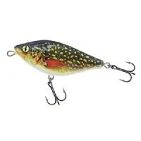 4005652853116 - Shirasu Jerk Bait wobler - 120mm. - Vægt:70g. - Farve:Pike - arbejdsdybde150cm - Baittype:Jerk Bait - 001 3357 002<br>Absolute top-class hardbait: Developed by our Shirasu Pro Staff team, produced in the EU! The hardbait features the highest quality workmanship and technical sophistication, including TSS (Twin Top Water System) or Cast & Balance systems. The true value of a high-quality hardbait, however, only becomes apparent when you look at its performance, which ultimately decides whether it is a success or a failure. Each type of hardbait in the Shirasu series has its own individual features, precisely matched to the type of guide and the expected target fish. The Twitch hardbait, for example, swings out sideways (Walk the Dog), the Asp hardbait vibrates at a high frequency and the Deep Diver is aggressive. Our Pro Staffers have spent countless
hours and tests on the water optimising these features. Each individual hardbait is put through a test basin at the manufacturer’s before delivery. This means that you can be 100% sure that only perfectly running hardbaits leave the production.
All plugs are lead-free and fitted with steel balls. Caution: extremely sharp trebles! 

The Shirasu Jerk Bait is easy to jerk and reel in. When jerked, it breaks out sideways. When reeling in monotonously, it runs through the water with S-curves. The Shirasu Jerk has a special feature: If you make a recovery stop, it slowly sinks down flanking. This flanking sink appears to trigger an impulse in the pikes, as it is in this phase that they often attack. Diving depth 8cm: 1.1m, 10cm: 1.3m, 12cm: 1.5m.