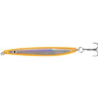 4005652855455 - Colonel Z havørred spoon. UV - 10mm. - Vægt:26g. - Farve:Orange reflex - 001 3362 026<br>Excellent seatrout lures made of zinc-alloy in attractive colours. Needle-sharp treble hooks with double split ring minimises the drop-out rate.
