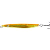 4005652855486 - Colonel Z havørred spoon. UV - 10mm. - Vægt:26g. - Farve:Orange/gul reflex - 001 3363 026<br>Excellent seatrout lures made of zinc-alloy in attractive colours. Needle-sharp treble hooks with double split ring minimises the drop-out rate.