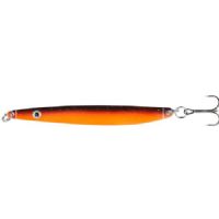 4005652855615 - Colonel Z havørred spoon. UV - 10mm. - Vægt:26g. - Farve:Orange/sort - 001 3367 026<br>Excellent seatrout lures made of zinc-alloy in attractive colours. Needle-sharp treble hooks with double split ring minimises the drop-out rate.