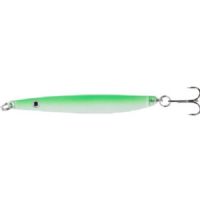 4005652855622 - Colonel Z havørred spoon, UV - 9mm. - Vægt:18g. - Farve:Grøn/hvid - 001 3368 018<br>Excellent seatrout lures made of zinc-alloy in attractive colours. Needle-sharp treble hooks with double split ring minimises the drop-out rate.