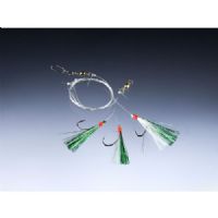 4005652855776 - Edition Sea, makrelforfang - Længde:180cm. - Farve:Gr&oslash;n - 001 4737 001<br>Mackerel leader green, 1.80m, 0.40/0.60 fletline, hook size 1