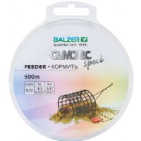 4005652857671 - Camtec Speci monofil line - Rullekapacitet:500M. - Brudstyrke:4.3kg. - Farve:Brun - Variant:Feeder - 001 2180 022<br>Camtec Speci Line: The newly launched Camtec Speci lines with new attractive spools and new target fishes/types of fishing such as perch and feeder.