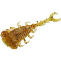 4005652861616 - Shirasu Street Micro Beast - 38mm. - Vægt:0.5g. - Farve:Green Pumpkin - Baittype:Flydende - Smag/duft:Bl&aelig;ksprutte - 001 3399 301<br>The legs of this micro creature baits play seductively with the slightest movement of the rod. If the perch have adjusted to small food, this bait scores. The Micro Beast floats, making it ideal for drop shot and ned rigs. Exactly suitable for our Stand Up Jigheads! With squid flavor. Floating.