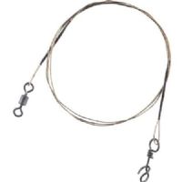 4005652863719 - Shirasu Wire forfang med Quick Change Clip - Længde:50cm. - Brudstyrke:9kg. - 001 6174 009<br>Simply screw the quick-change clip into the eye.