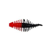 747191999996 - Waterstar - Rubber Baits - Model: Fat Boy - 4.5 cm - 10 stk. - Farve: Rød/Sort - Smag: Hvidløg