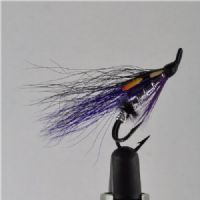 DBL0121 - Black Purple S.body j.c - Str.8<br>Hairwing stor fanger laks og Havørred