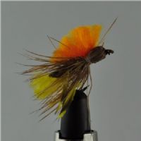 DRY0251 - Barbles Jo`s Hopper - Str.10<br>En fræk short shank græshopper