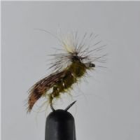 DRY0412 - Barbless E-Z Caddis Olive - Str.14<br>