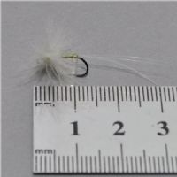DRY1312 - Barbless CDC Biot Spinner BWO - Str.14<br>