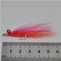 FLY0621 - Clouser Minnow Ora/Pink/white - Str.8<br>