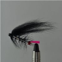 FLY1015 - Black&Silver pink tail 40mm<br>
