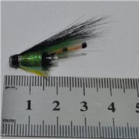 FLY1051 - Laxa no.6  Tube (Northern light) - Str.20mm<br>En meget anvendt tube i det nordnorske op på mIslan , fisker rigtig godt allover