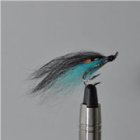 FLY1132 - Midtnight Blue SALAR Hook sølv - Str.6<br>