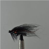 FLY1221 - Black Tempel dog silver body 25mm<br>