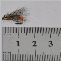 FLY1612 - Barbless BH Cased Caddis Orange - Str.12<br>Et must i din flue box