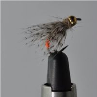 FLY1612 - Barbless BH Cased Caddis Orange - Str.12<br>Et must i din flue box