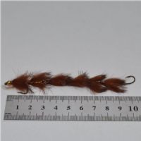 FLY1725 - Hugorm 11cm<br>Tandem flue<BR>
Effektiv kystflue børste imitation
