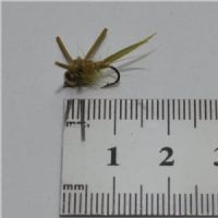 NY0242 - Tungsten Epoxy Hares Ear – Rubber Leg - Str 14<br>