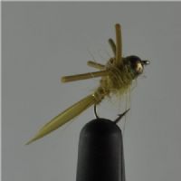 NY0242 - Tungsten Epoxy Hares Ear – Rubber Leg - Str 14<br>