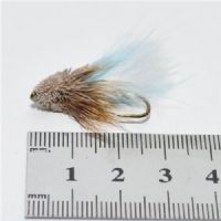 NY0731 - Marabou Muddler Blue Whire #8<br>