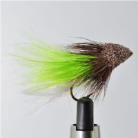NY0753 - Marabou Muddler Chartruese White<br>