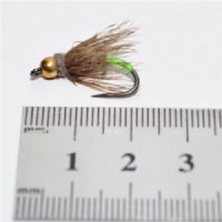 NY1324 - BH Barbless Caddis - Str.8 UF<br>
