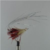 RIC0213 - Eyed Red Flash Pike Flies 150mm<br>